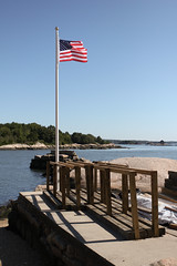 Old Glory on Outer Island
