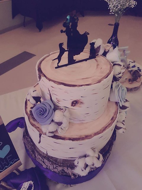 Birch Tree Wedding Cake by Kayla Mellott