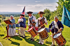 Fife & Drum Corps Play at Saratoga Battlefield