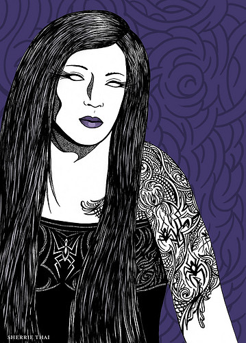 Webs and Spiders: Tattooed Woman