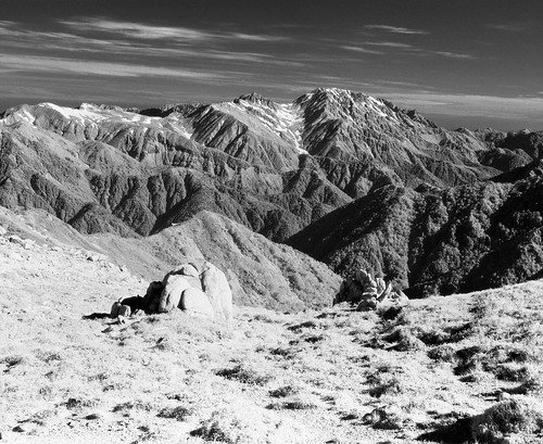 bw white mountain black alps film nature monochrome japan geotagged north infrared ilford 北アルプス sfx200 赤外線 裏銀座 geo:lat=36457910832334214 geo:lon=1376528549194336