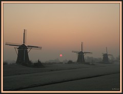 3 windmills in the morning
