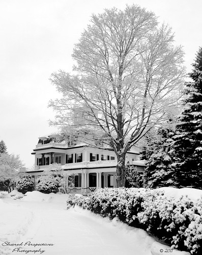 winter bw snow cold maine mansion sanfordmaine goodallmansion