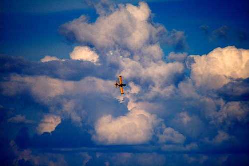 sky clouds crop duster ef75300mmf456 airplanewesttexastexas