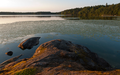 sunset summer wallpaper lake water finland landscape kaarina 1920x1200 littoinen littoistenjärvi d700 2470mmf28g