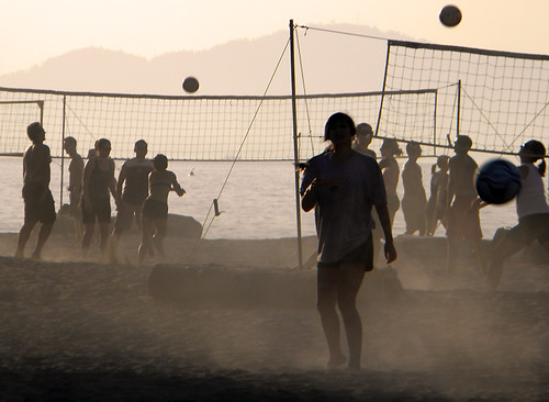 Spanish Banks beach volleyball