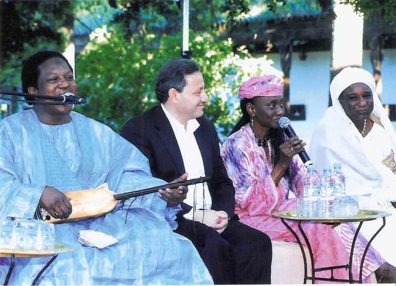 Table ronde Afrique Ouest avec Daouda Dièye, Salamatou. Présidée par SKALI_ FCSF 2009- 1024x741
