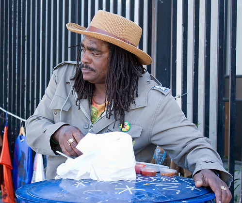 Street vendor in Mission District, San Francisco