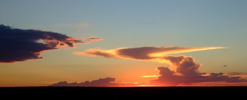 sunset minnesota clouds southern