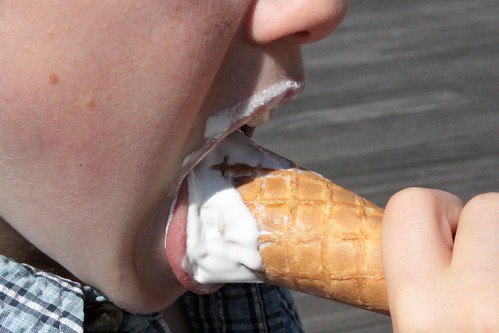 June 27/10 Child eating ice cream