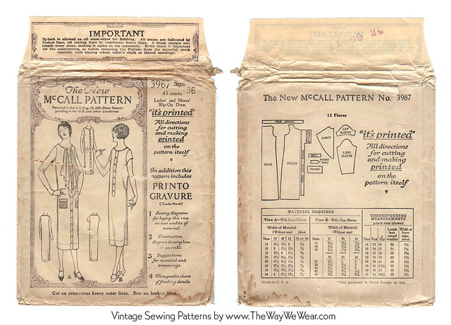 1950&apos;s Vintage mccalls Sewing Patterns - RustyZipper.Com | Shop