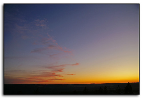 sunset washington spokane