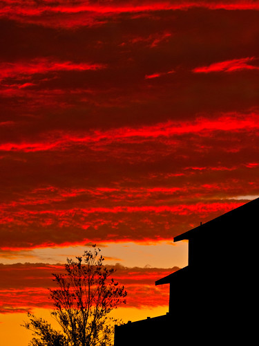 sunset redsky wyoming southwestwyoming evanstonwy
