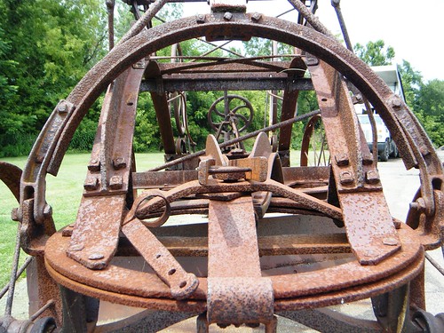 iron antique rusty roadgrader billb auatinmfg