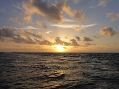 Sunrise in Ambergris Caye, Belize