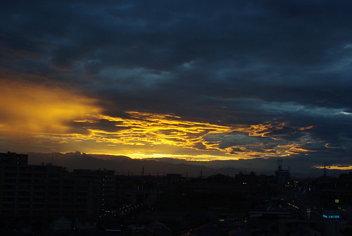 sunset sky cloud pentax sigma yokohama k200d