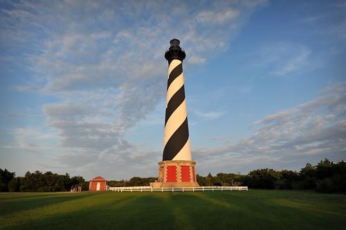 Cape Hatteras Lighthouse at sunset