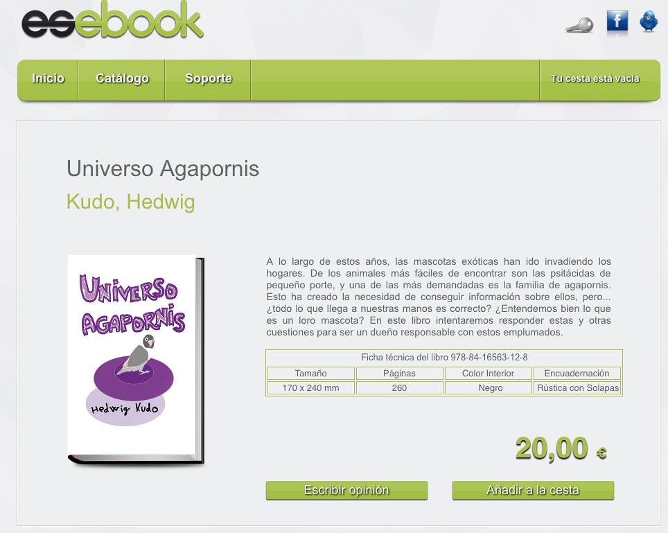 Libro Universo Agapornis