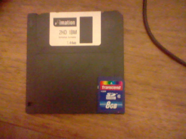 Floppy vs SD Card