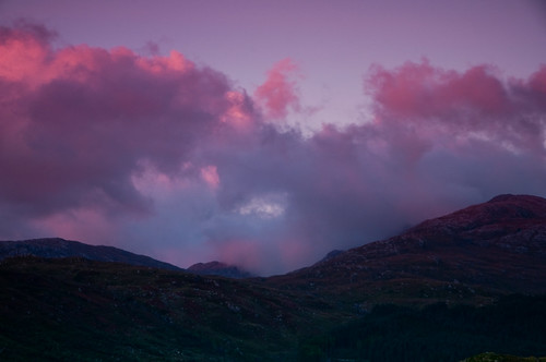 sunset landscape scotland lochsunart