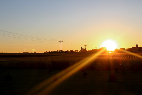 sunset sun canon landscape farm rays t2i