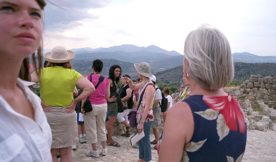 Day 2, Greece: Canals, Epidaurus, Mycenae, and Olympia, on Film