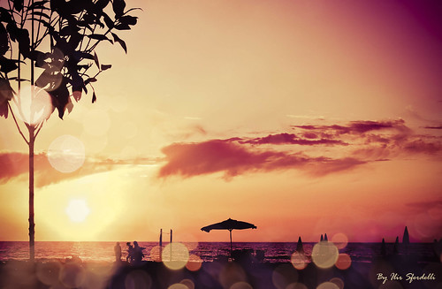 pink sunset mer de soleil purple violet albania plage couché durres vlora shqiperia albanie plazh