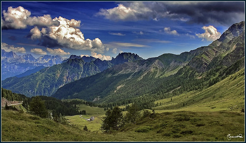 italy panorama mountain holiday nature italia trentino passovalles
