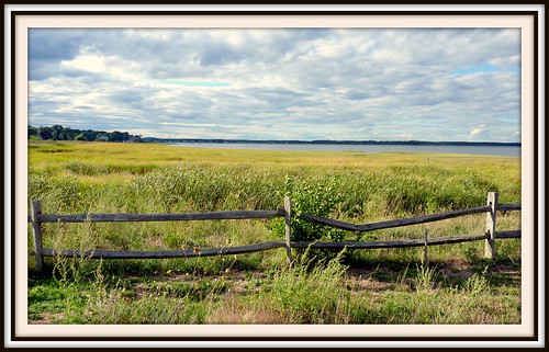sky clouds fence river massachusetts meadow newengland september northshore marsh newbury saltmarsh merrimackriver joppa joppaflats