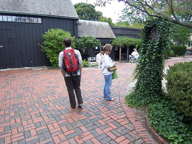 on the grounds of the house of seven gables