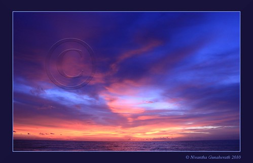 sunset srilanka negombo
