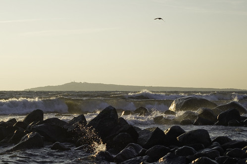 ocean sunrise waves balticsea coastline östersjön blekinge hanö southofsweden hörvik