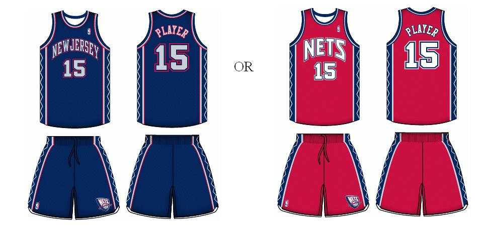new jersey nets uniform