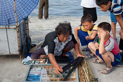 kids fishing north korea korean bait dprk