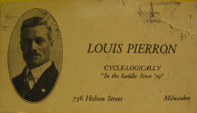 Louis Pierron, Cyclist of Milwaukee