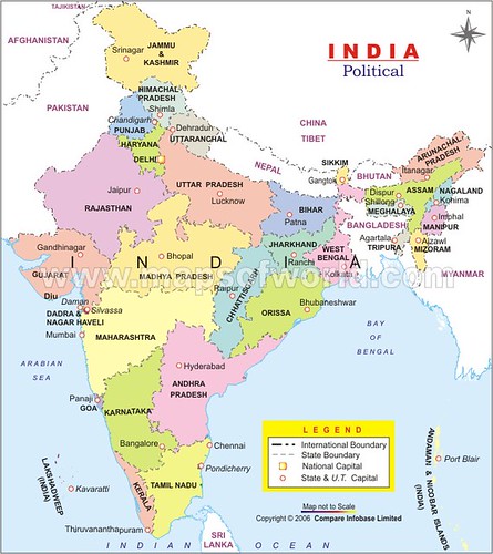 List of States in India by Largest to Smallest
