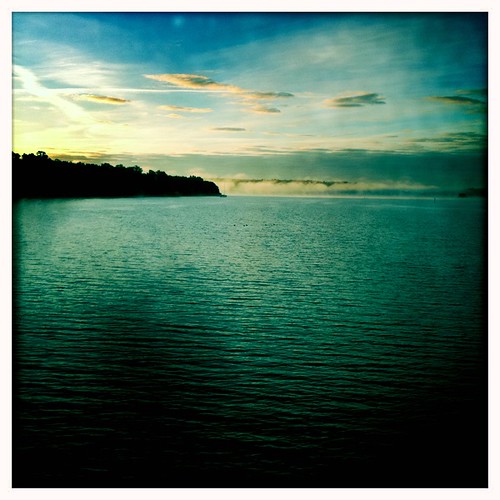 morning sky mist lake green water fog clouds sunrise sweden calm strängnäs södermanland tosterön johnslens hipstamatic blankofilm