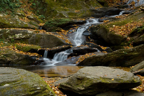longexposure autumn pool leaves nc rocks northcarolina swirl ncmountains yanceycounty roaringforkfalls waterfallphotography davidhopkinsphotography ncpedia
