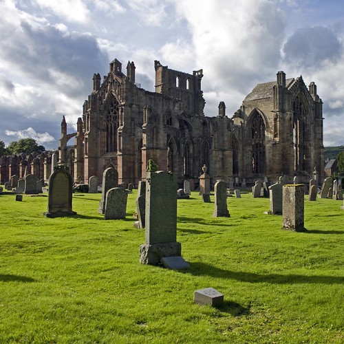 uk abbey graveyard scotland cementerio escocia melrose abadía melroseabbey gloriazelaya