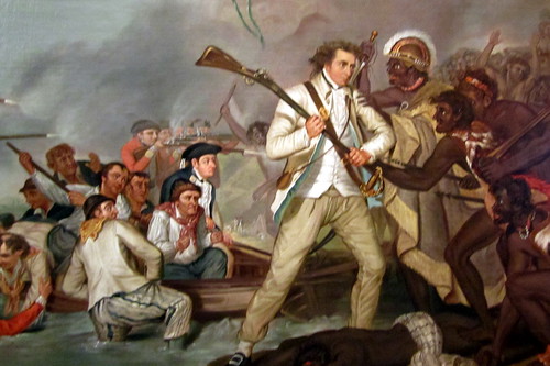 O'ahu - Honolulu: Bishop Museum - Death of Captain Cook