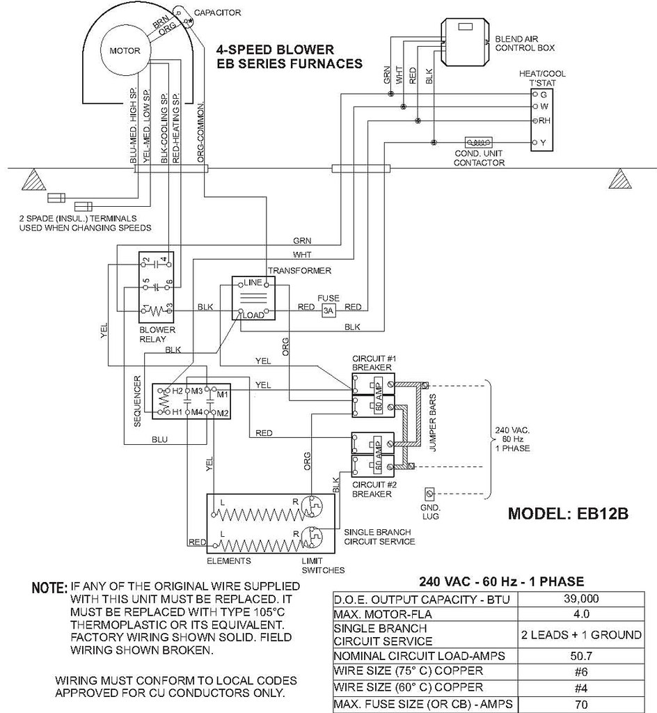 EB15B Instalation Instructions Coleman, Air Handler, EB15B ... ecobee aprilaire 600 wiring diagram 