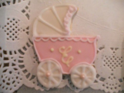 baby buggy cookie