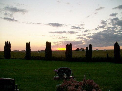 sunset cemetery iowa ohiocemetery localiowa