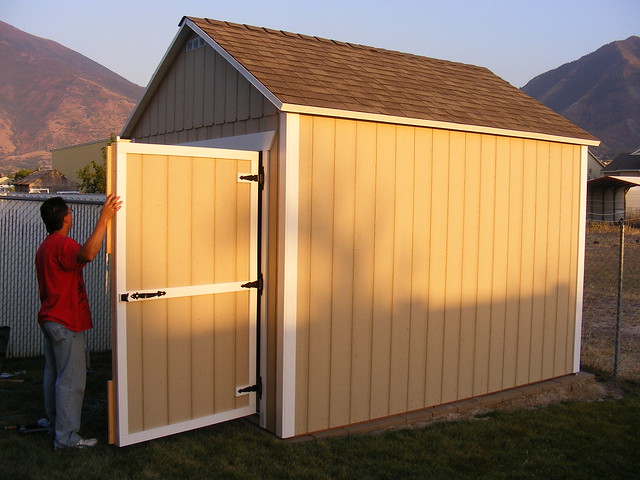 Bare Bones Shed with Tuf Board Trim | Flickr - Photo Sharing!