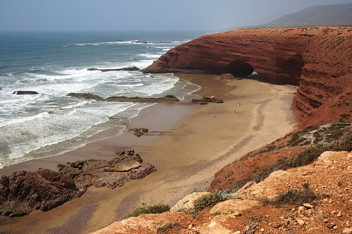 ocean africa sea cliff beach nature rock sand arch northafrica morocco maroc marruecos maghrib legzira leghzira ilobsterit