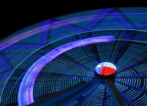 park blue motion blur wheel night star dallas texas purple state tripod fair ferris dfw statefairoftexas fairpark texasstar 18200mmf3556gvr d300s