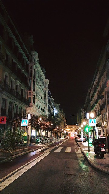 night view in Madrid