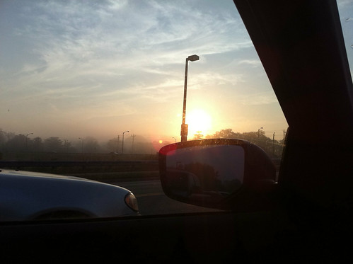 sun sunrise unitedstates foggy maryland iphone