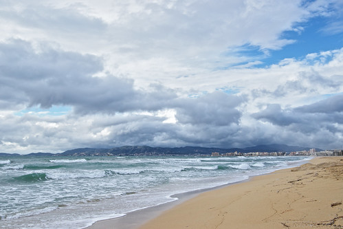 sea sky beach water weather clouds spain sand scenery minolta outdoor mallorca konicaminolta playadepalma palmademallorca konicaminolta1735mm