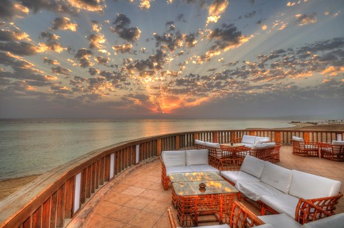 sea sky sun coffee clouds sunrise nikon nuvole mare alba redsea cielo sole hdr d90 marrosso colorphotoaward